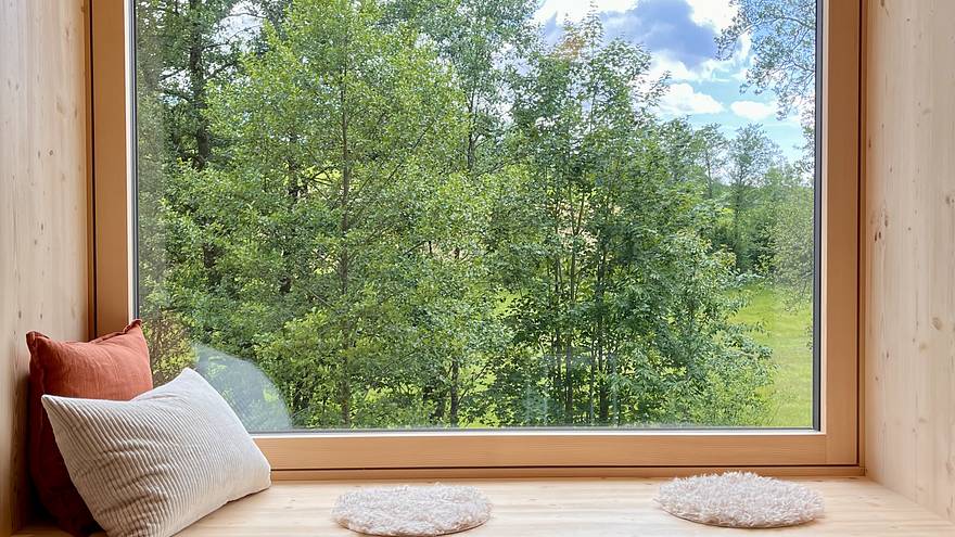 Sitzfenster im Wohnzimmer Sitzfenster im Wohnzimmer