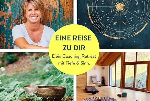 4 Tage Retreat: EINE REISE ZU DIR. Finde in deine Seelenkraft. Werde lebendig und ganz du! 4 Tage Retreat: EINE REISE ZU DIR. Finde in deine Seelenkraft. Werde lebendig und ganz du!
