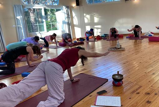 Wohlfühl-Yoga-Wochenende im Spessart: Entspannung, Atmen & Spiraldynamik (Krankenkassen-Zuschuss möglich)