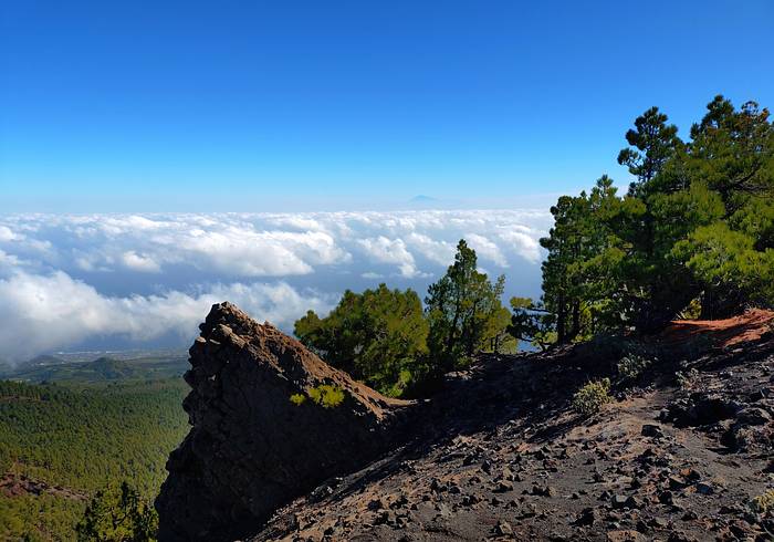 Wanderung mit Blick auf den Teide Teneriffa