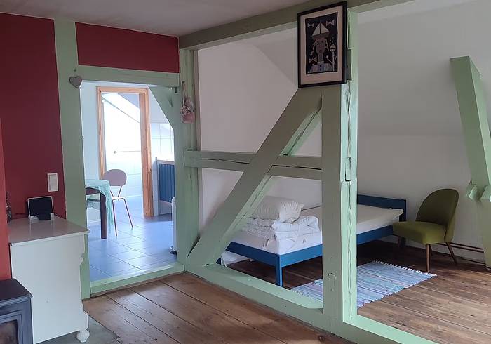 Gemütliche Ecke in der großzügigen Ferienwohnung Gemütliche Ecke in der großzügigen Ferienwohnung
