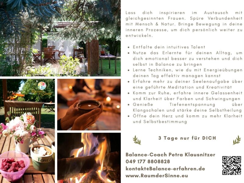 "Zurück zu deinen Wurzeln" Achtsamkeit & Coaching & Kreativität