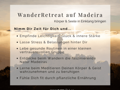 WanderRetreat Madeira - Körper & Seele in Einklang bringen