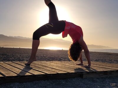 Sonne, Strand und Meer Yoga