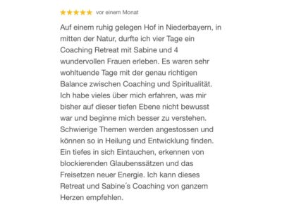 EINE REISE ZU DIR - Dein ganzheitliches Coaching Retreat. Finde in deine Seelenkraft!