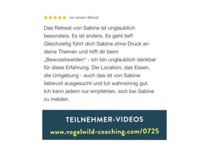 EINE REISE ZU DIR - Dein ganzheitliches Coaching Retreat. Finde in deine Seelenkraft!