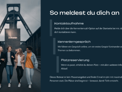 Ruhrpott-Retreat - balanciere dein Leben während du lebst