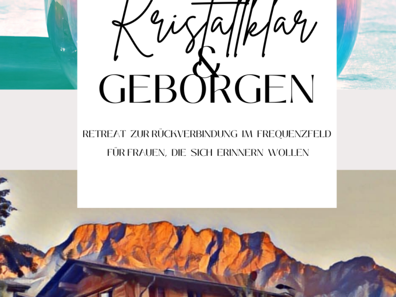 Kristallklar & Geborgen