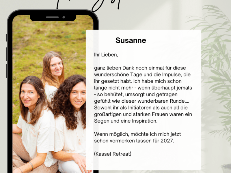 Ort der Verbundenheit – Ein Retreat für Frauen, die Tiefe suchen, 25. bis 30. September 2026 Portugal