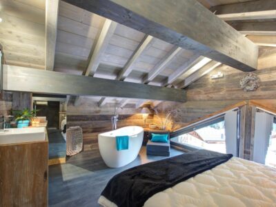 Schnee und Wellness Retreat im Luxus Chalet -ästhetischer Höhepunkt des Jahres