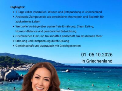 Zuckerfrei Retreat in Griechenland